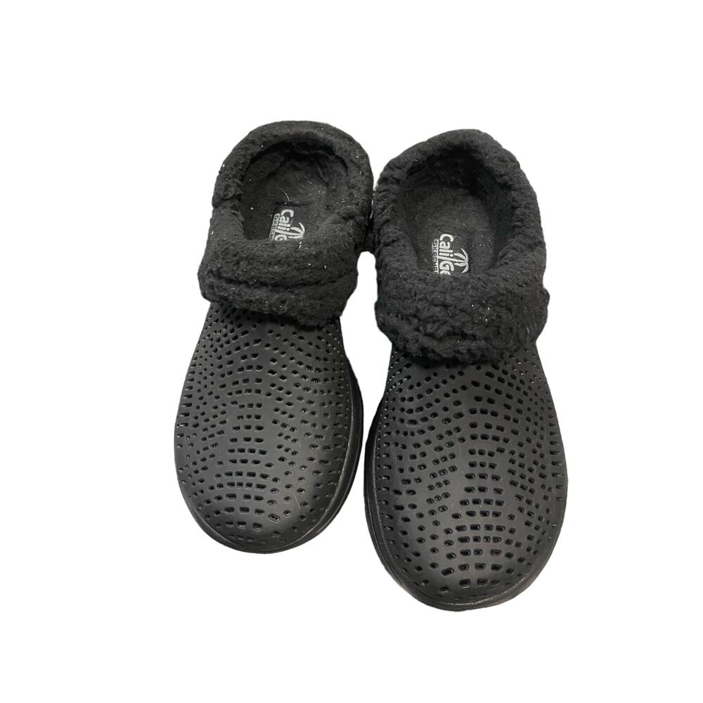 Caligear Skechers Black Perforated Clogs Women's Size 6